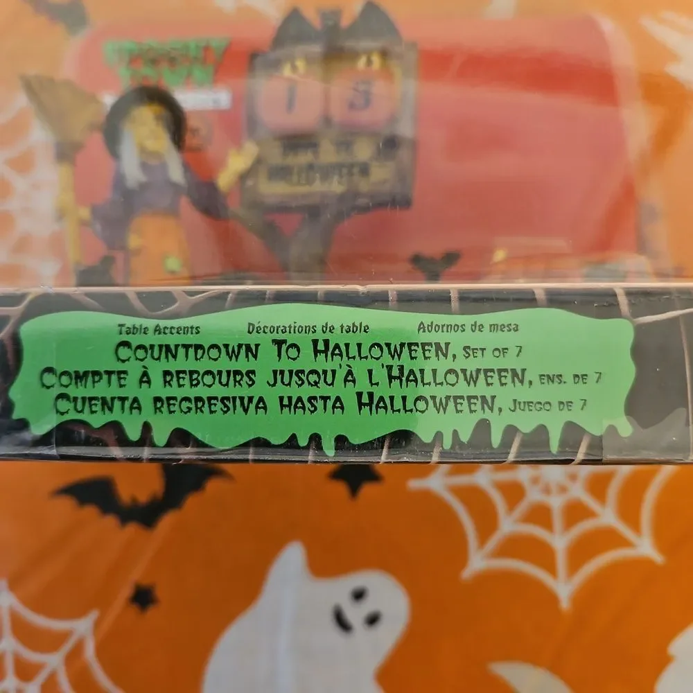 Lemax Spooky Town Halloween Countdown Table Decor